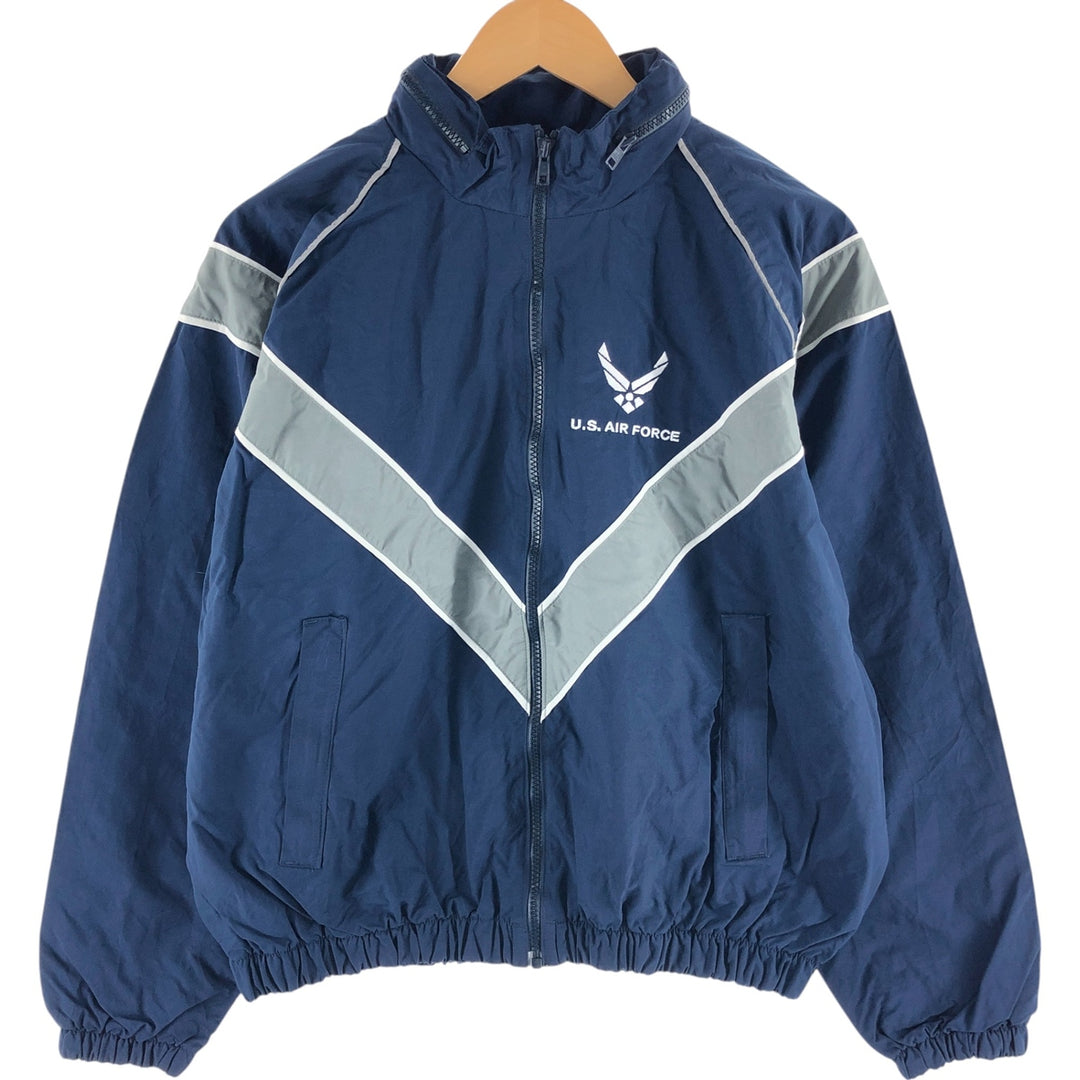 00'S US Military USAIR FORCE PTU Training Jacket Nylon Jacket Made in USA SMALL/SHORT Men's S equivalent /eaa514239