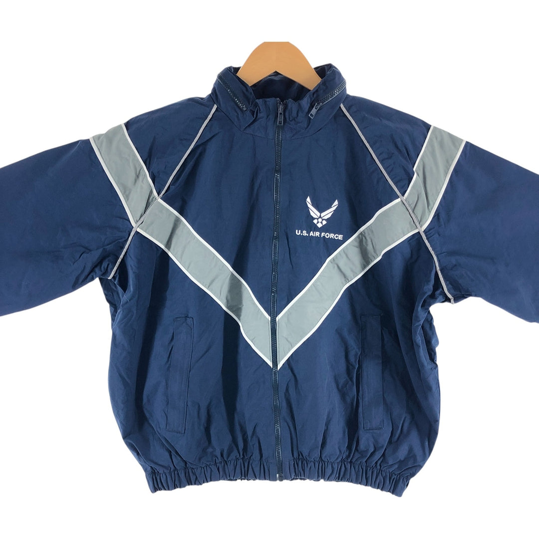 00'S US Military USAIR FORCE PTU Training Jacket Nylon Jacket Made in USA SMALL/SHORT Men's S equivalent /eaa514239