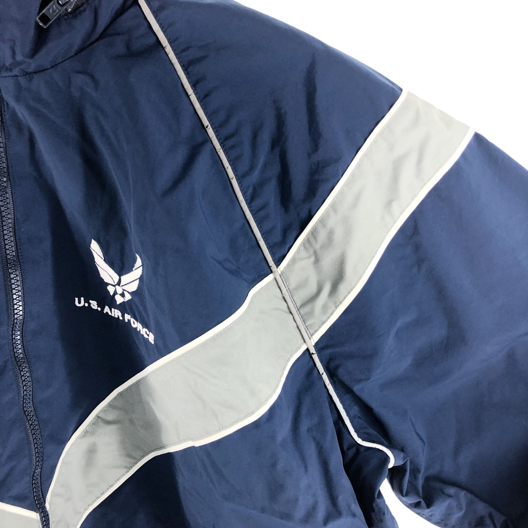 00'S US Military Genuine USAIR FORCE PTU Training Jacket Nylon Jacket Made in USA LARGE REGULAR Men's L equivalent /eaa514243