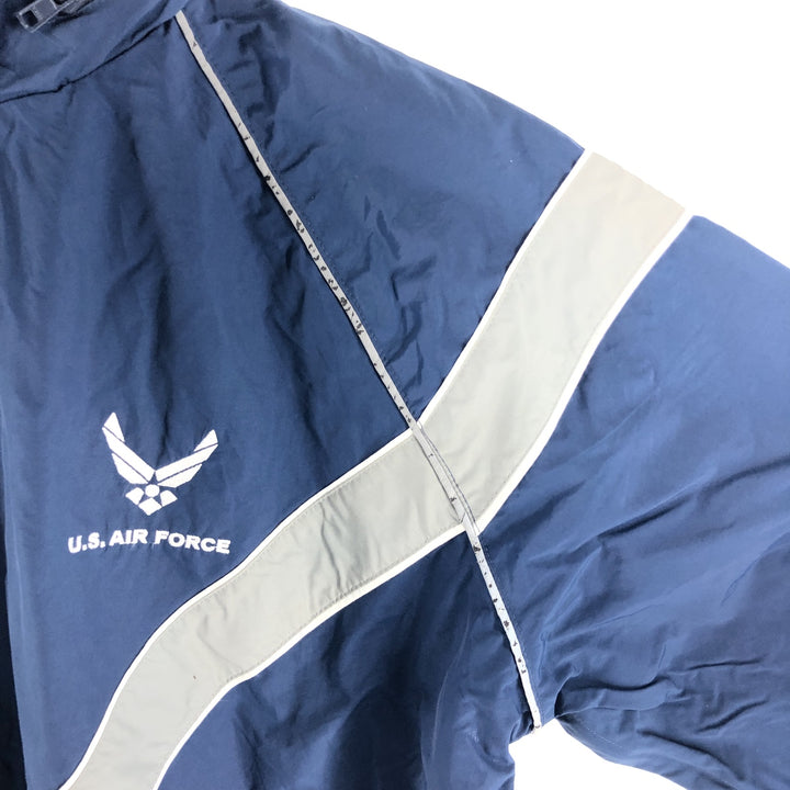 00'S US Military Genuine USAIR FORCE PTU Training Jacket Nylon Jacket Made in USA X-LARGE/LONG Men's XL equivalent /eaa514244