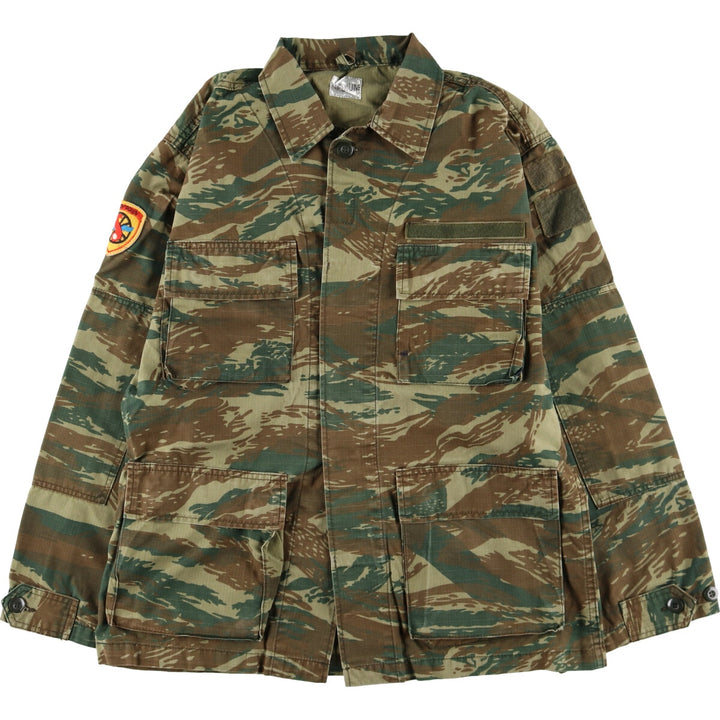 Greek Army Camouflage Pattern Lizard Camo Ripstop Military Jacket MEDIUM Men's M equivalent /eaa514259