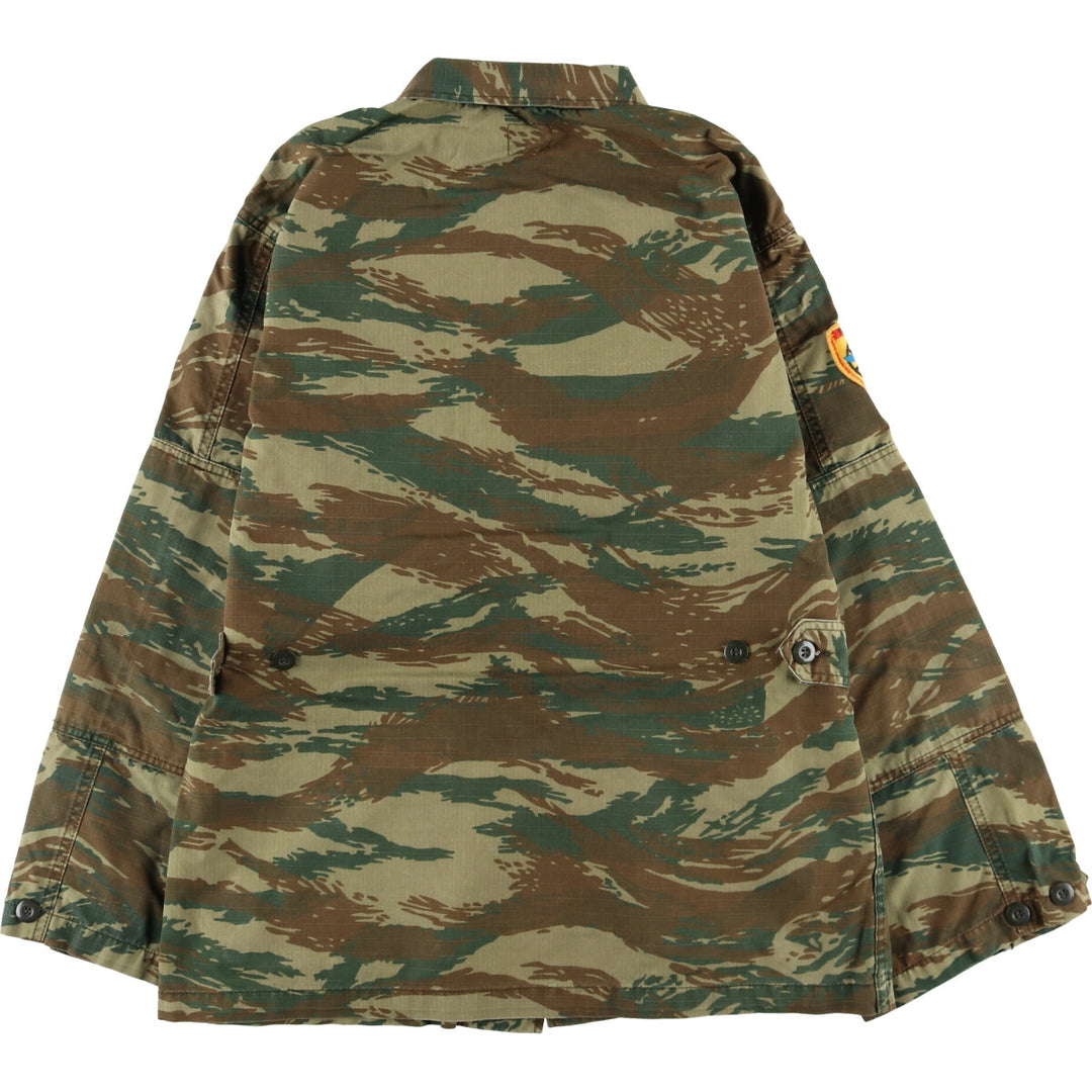 Greek Army Camouflage Pattern Lizard Camo Ripstop Military Jacket MEDIUM Men's M equivalent /eaa514259