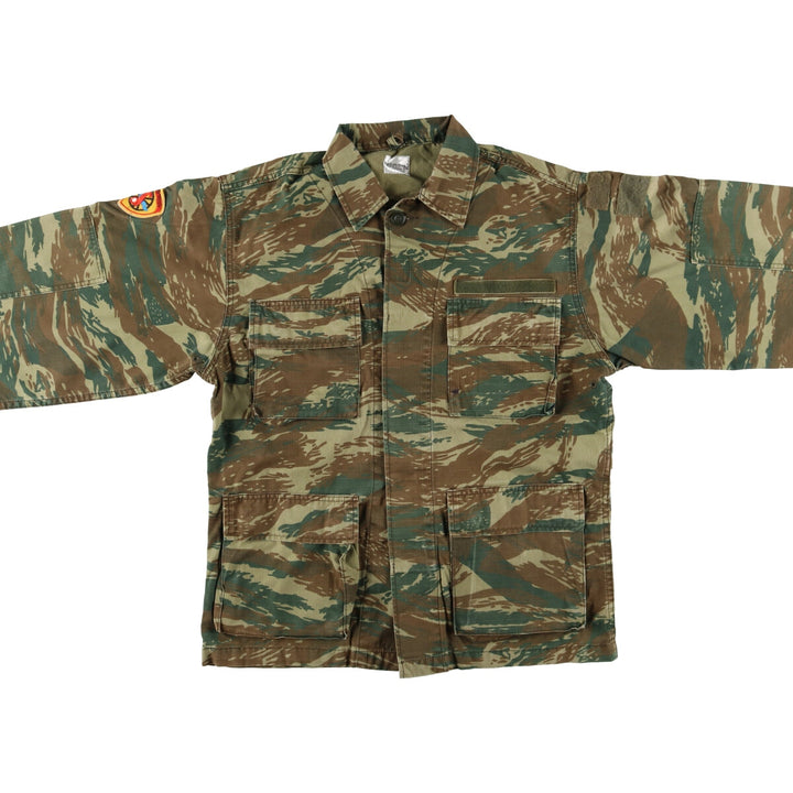 Greek Army Camouflage Pattern Lizard Camo Ripstop Military Jacket MEDIUM Men's M equivalent /eaa514259