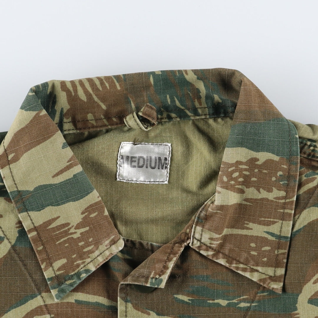 Greek Army Camouflage Pattern Lizard Camo Ripstop Military Jacket MEDIUM Men's M equivalent /eaa514259