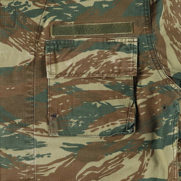 Greek Army Camouflage Pattern Lizard Camo Ripstop Military Jacket MEDIUM Men's M equivalent /eaa514259