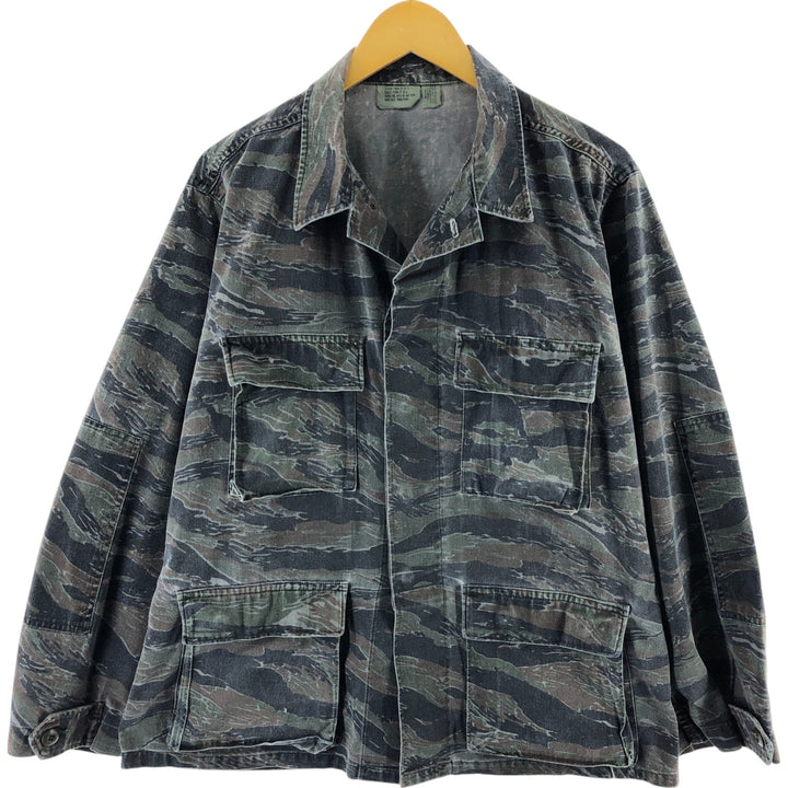 Civilian Camouflage Pattern Tiger Stripe Camo BDU Military Jacket Men's M size /eaa514262