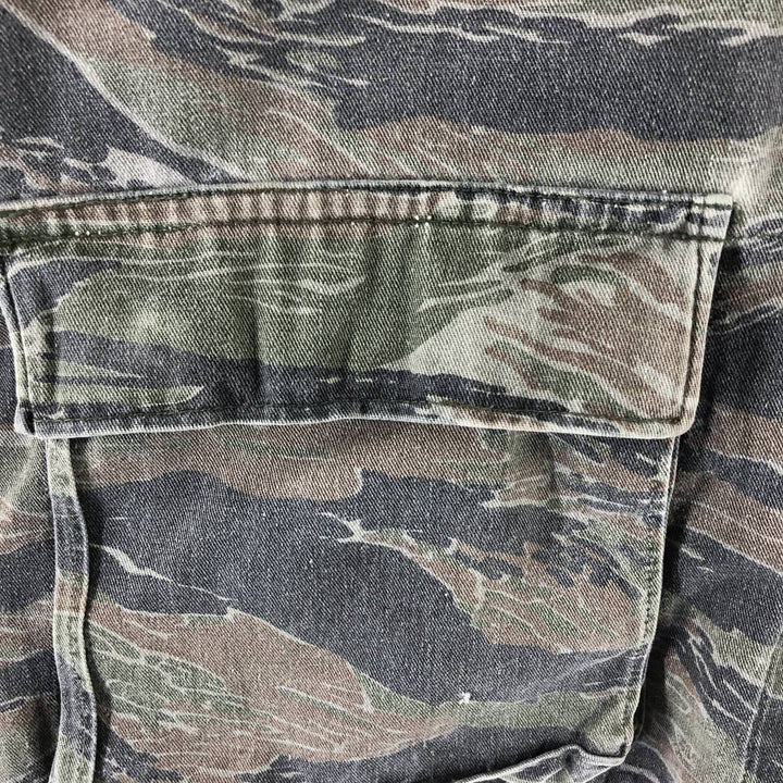 Civilian Camouflage Pattern Tiger Stripe Camo BDU Military Jacket Men's M size /eaa514262
