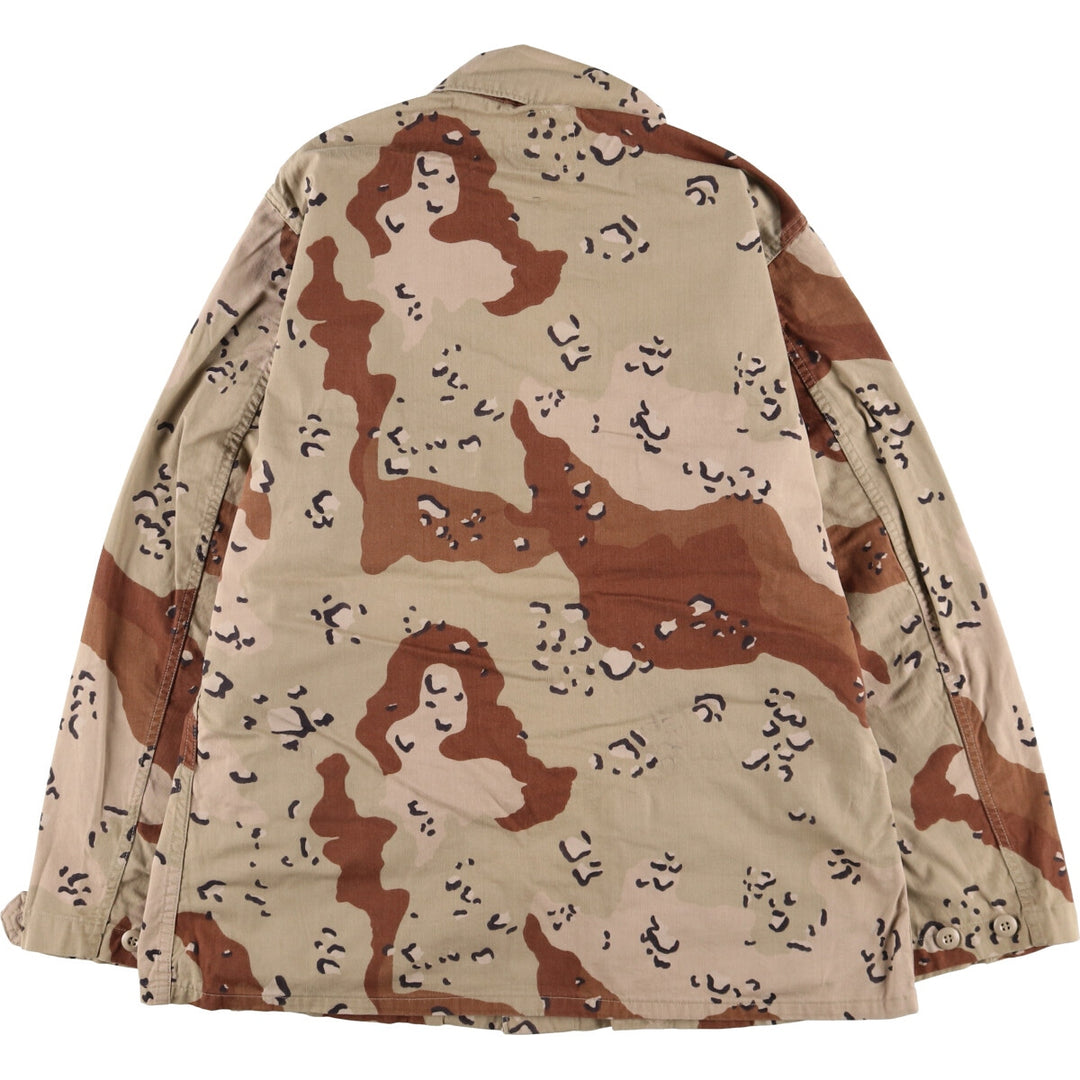 Genuine US military item, 90'S camouflage Pattern 6C Desert Chocolate Chip Camo BDU military jacket, made in USA, MEDIUM-REGULAR, equivalent to men's M /eaa514263