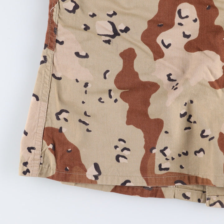 Genuine US military item, 90'S camouflage Pattern 6C Desert Chocolate Chip Camo BDU military jacket, made in USA, MEDIUM-REGULAR, equivalent to men's M /eaa514263