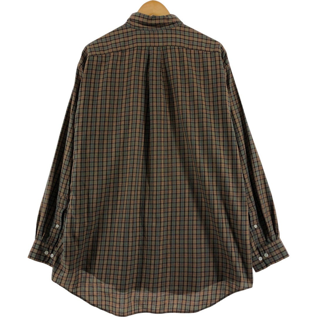 Ralph Lauren YARMOUTH Long Sleeve Button Down Check Shirt Men's XL /eaa514331