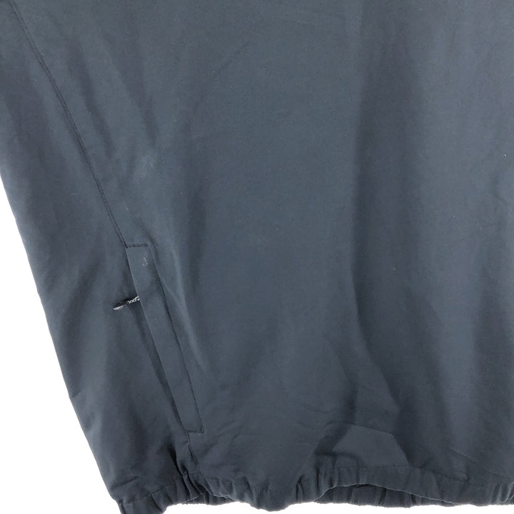 90s~00'S Nike Golf V-neck warm-up pullover, men's XL size polyester black type Vintage Second Hand
