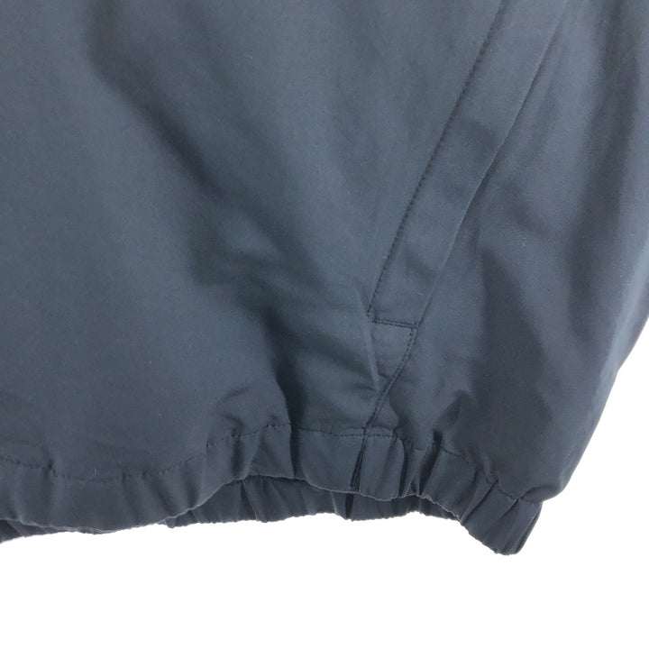 90s~00'S Nike Golf V-neck warm-up pullover, men's XL size polyester black type Vintage Second Hand