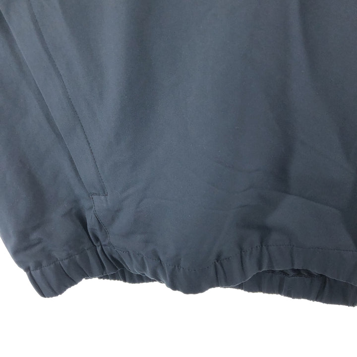 90s~00'S Nike Golf V-neck warm-up pullover, men's XL size polyester black type Vintage Second Hand