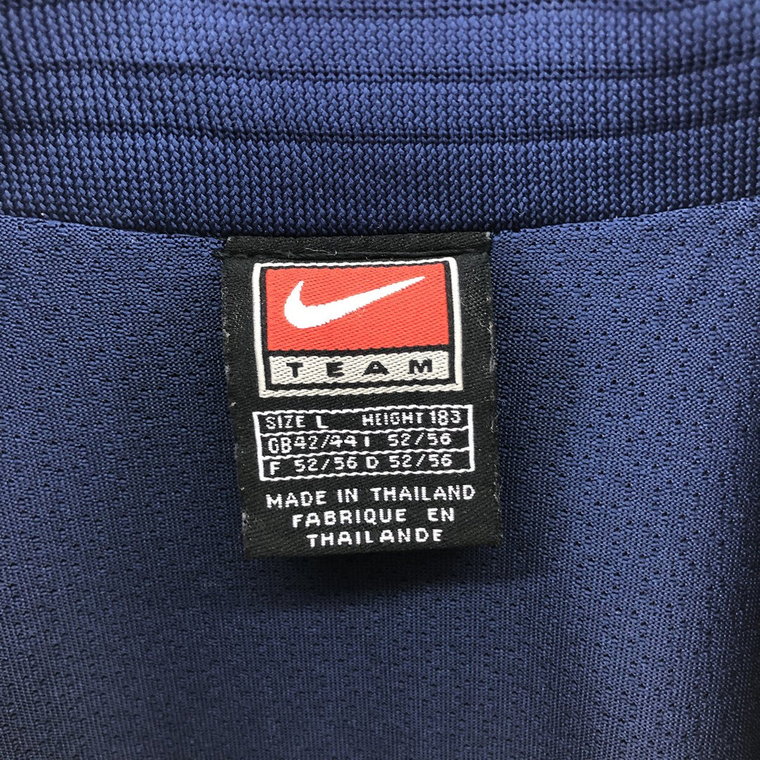 00'S Nike NIKE TEAM Ripstop V-neck Nylon Pullover Men's L size / eaa514348