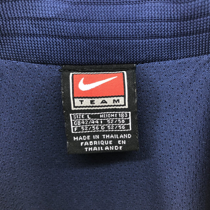 00'S Nike NIKE TEAM Ripstop V-neck Nylon Pullover Men's L size / eaa514348