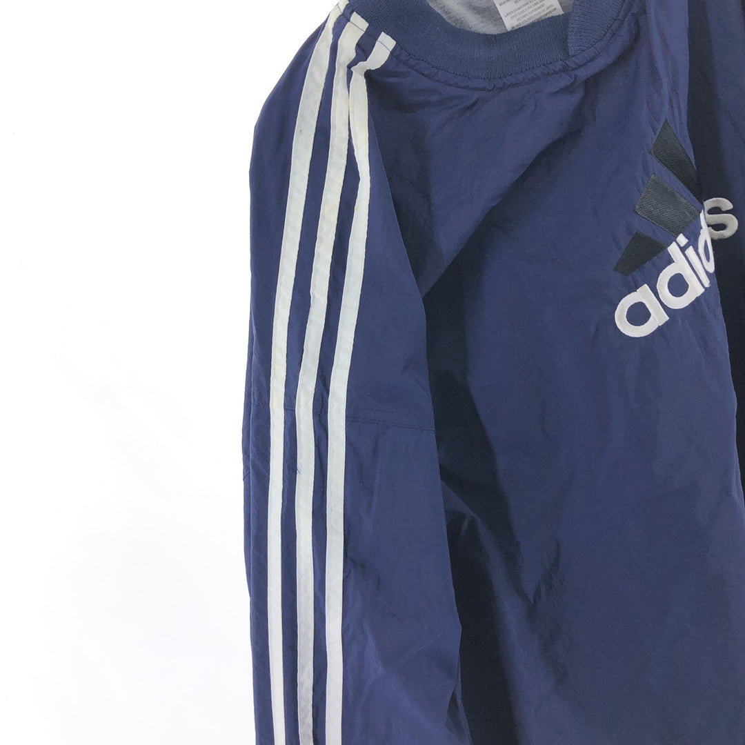 90'S Adidas nylon pullover, men's XL size, vintage / eaa514358