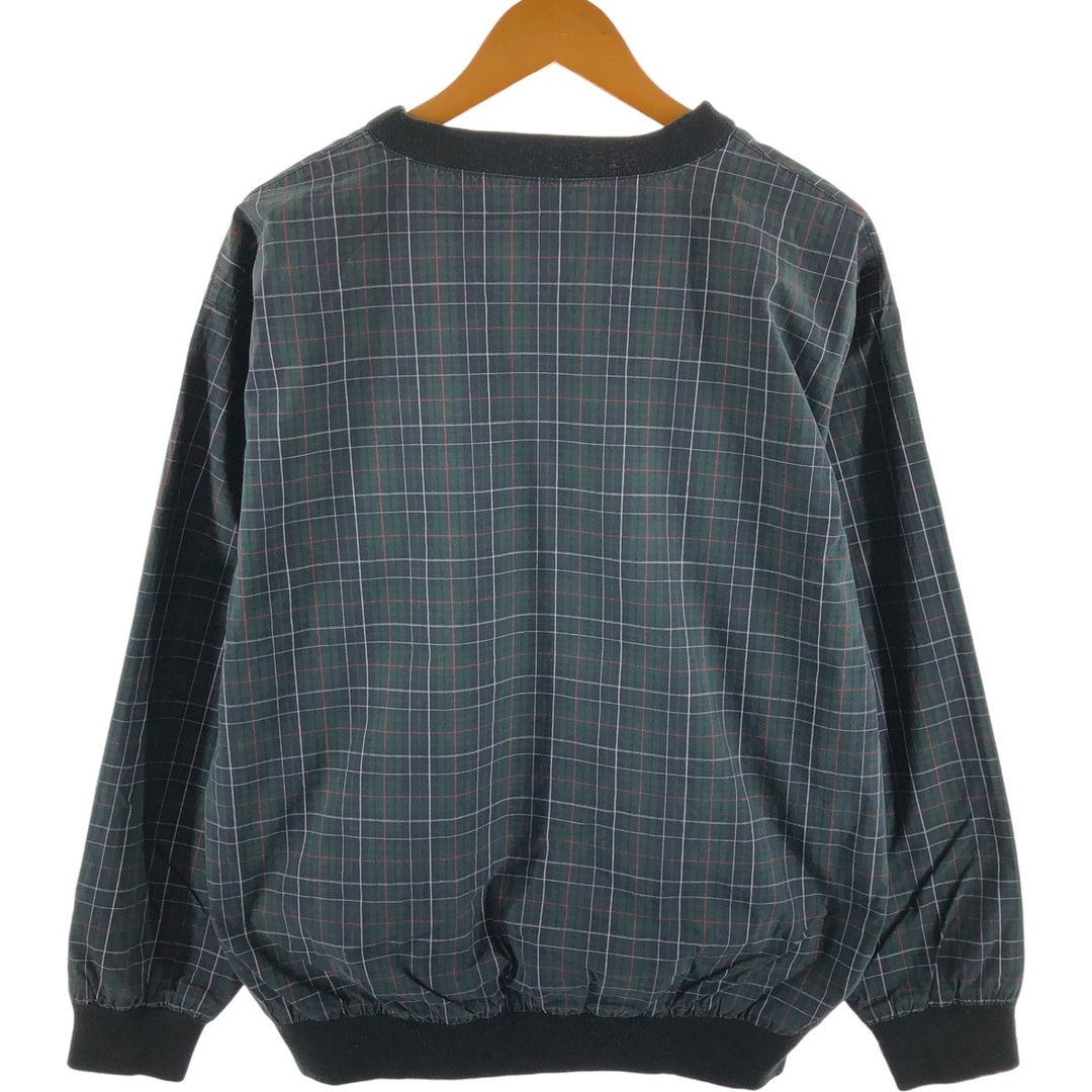 90s~00'S Ralph Lauren Polo Golf Tartan Check Warm-up Pullover Men's XL Vintage /eaa514361