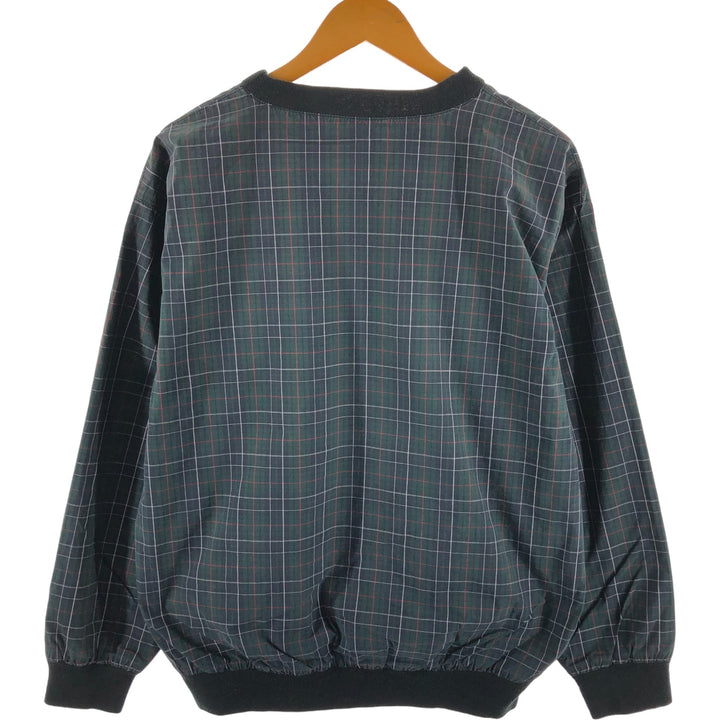 90s~00'S Ralph Lauren Polo Golf Tartan Check Warm-up Pullover Men's XL Vintage /eaa514361