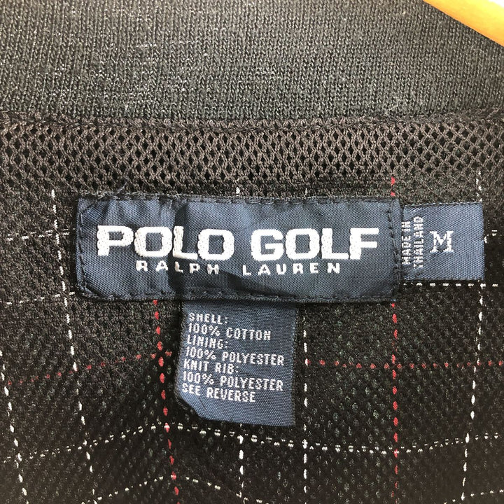 90s~00'S Ralph Lauren Polo Golf Tartan Check Warm-up Pullover Men's XL Vintage /eaa514361