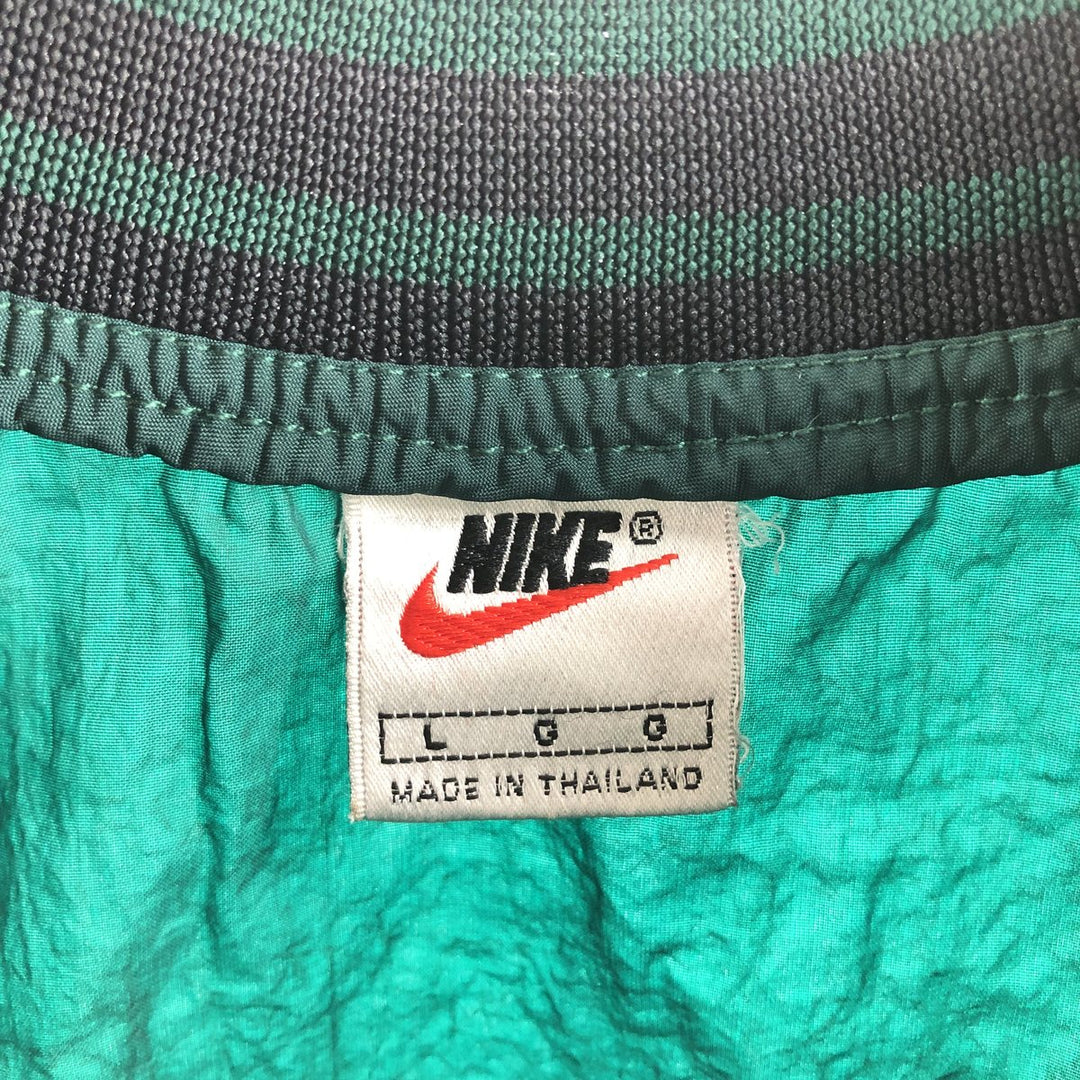 90'S Nike V-neck nylon pullover, men's size L, vintage / eaa514363