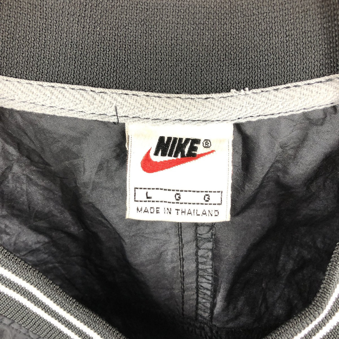90'S Nike V-neck nylon pullover, men's size L, vintage / eaa514364