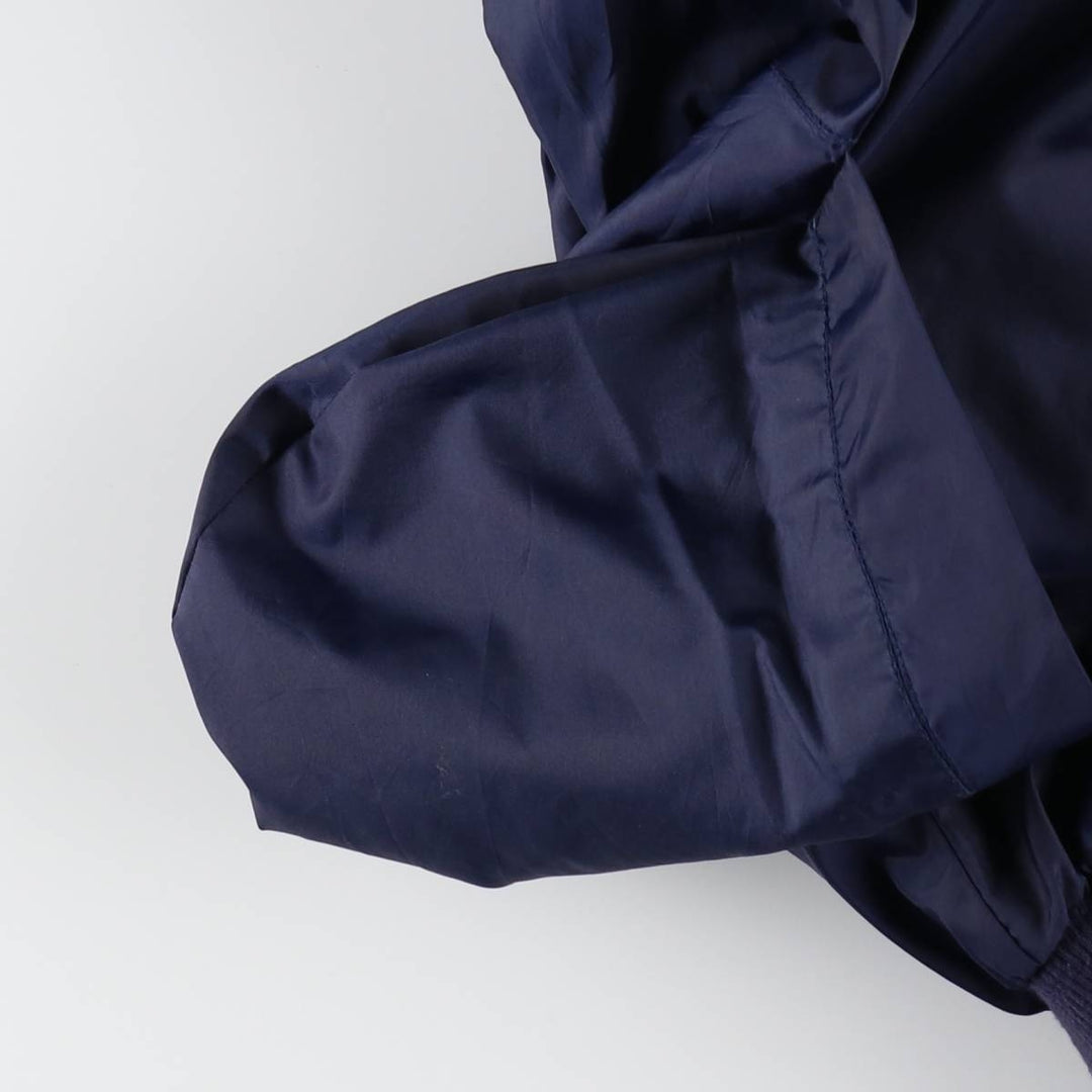 90'S Vintage Nautica Nylon Blouson with Back Logo, Men's Size XL Nylon navy blue type Vintage Second Hand
