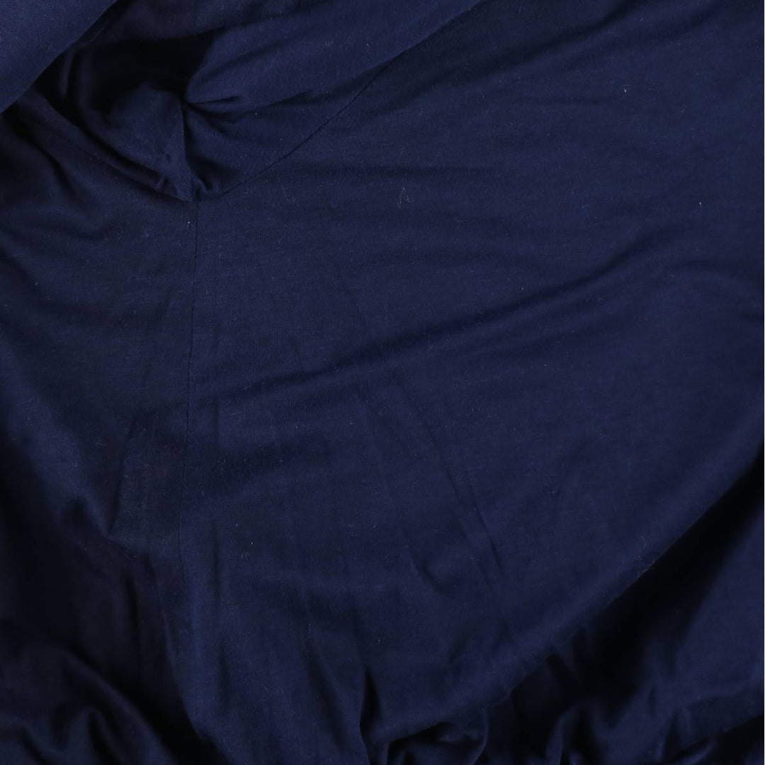 90'S Vintage Nautica Nylon Blouson with Back Logo, Men's Size XL Nylon navy blue type Vintage Second Hand