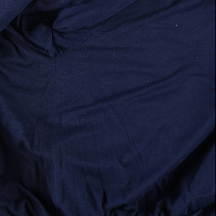 90'S Vintage Nautica Nylon Blouson with Back Logo, Men's Size XL Nylon navy blue type Vintage Second Hand