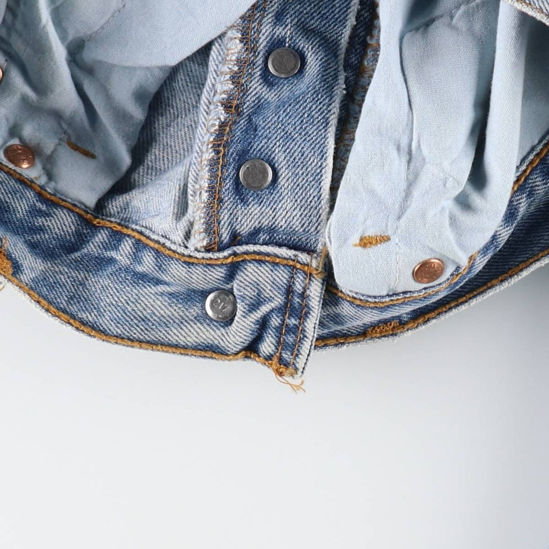 2000'S Levi's 501 Straight Denim Pants, Made in Canada, Men's Size W32 cotton Blue type light blue Vintage Second Hand