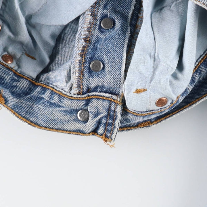 2000'S Levi's 501 Straight Denim Pants, Made in Canada, Men's Size W32 cotton Blue type light blue Vintage Second Hand