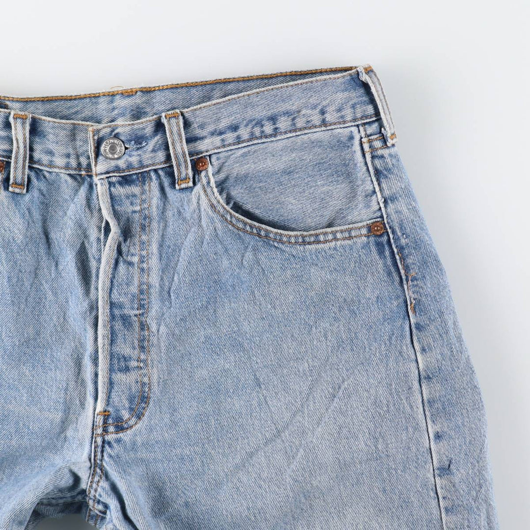 2000'S Levi's 501 Straight Denim Pants, Made in Canada, Men's Size W32 cotton Blue type light blue Vintage Second Hand
