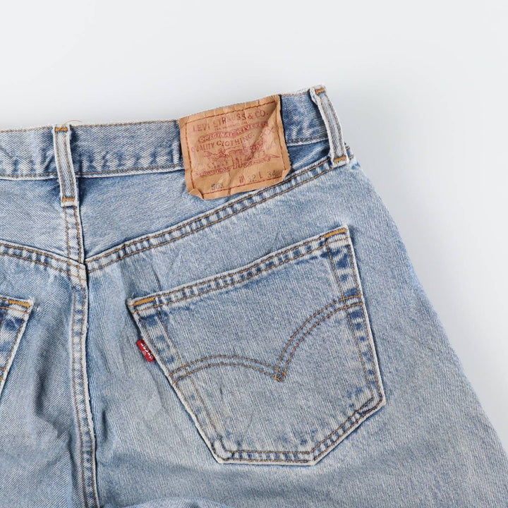 2000'S Levi's 501 Straight Denim Pants, Made in Canada, Men's Size W32 cotton Blue type light blue Vintage Second Hand