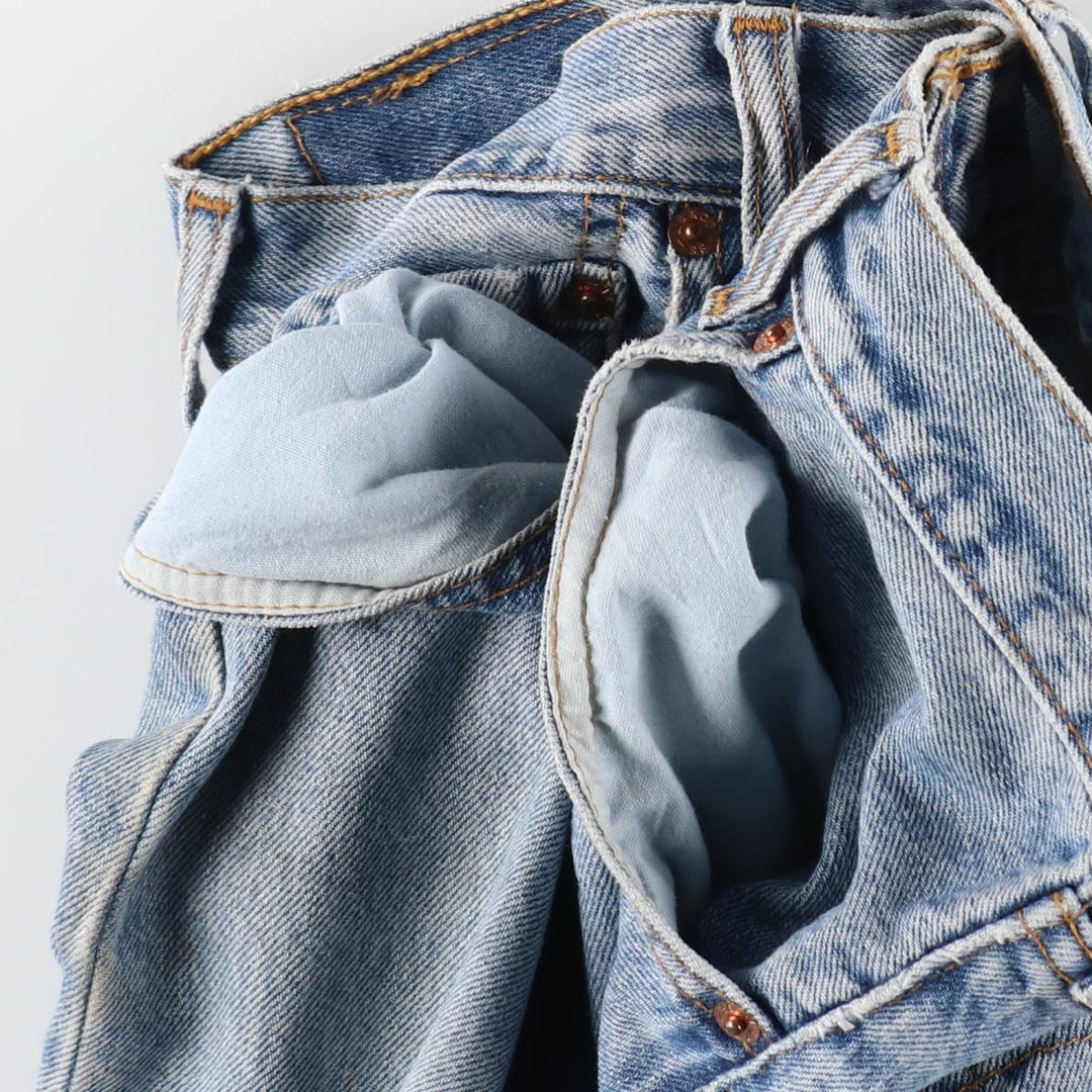 2000'S Levi's 501 Straight Denim Pants, Made in Canada, Men's Size W32 cotton Blue type light blue Vintage Second Hand