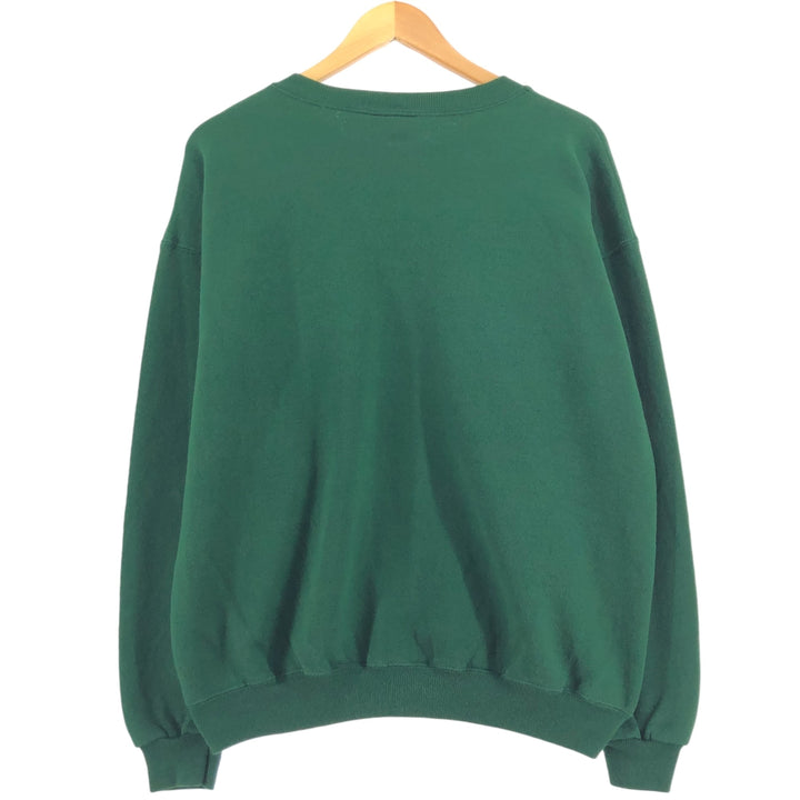 Vintage 90'S Hanes Lipton Advertising Sweatshirt, Made in USA, Men's Size L unclear Green type dark green Vintage Second Hand
