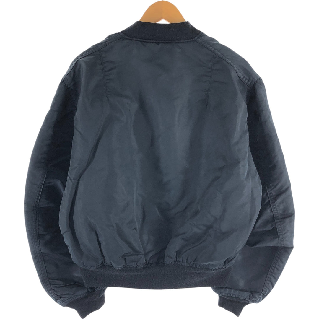 Civilian product Alpha ALPHA MA-1 type padded military flight jacket made in USA equivalent to men's XL /eaa514496