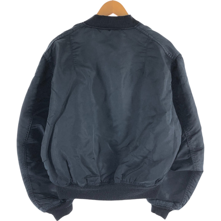 Civilian product Alpha ALPHA MA-1 type padded military flight jacket made in USA equivalent to men's XL /eaa514496