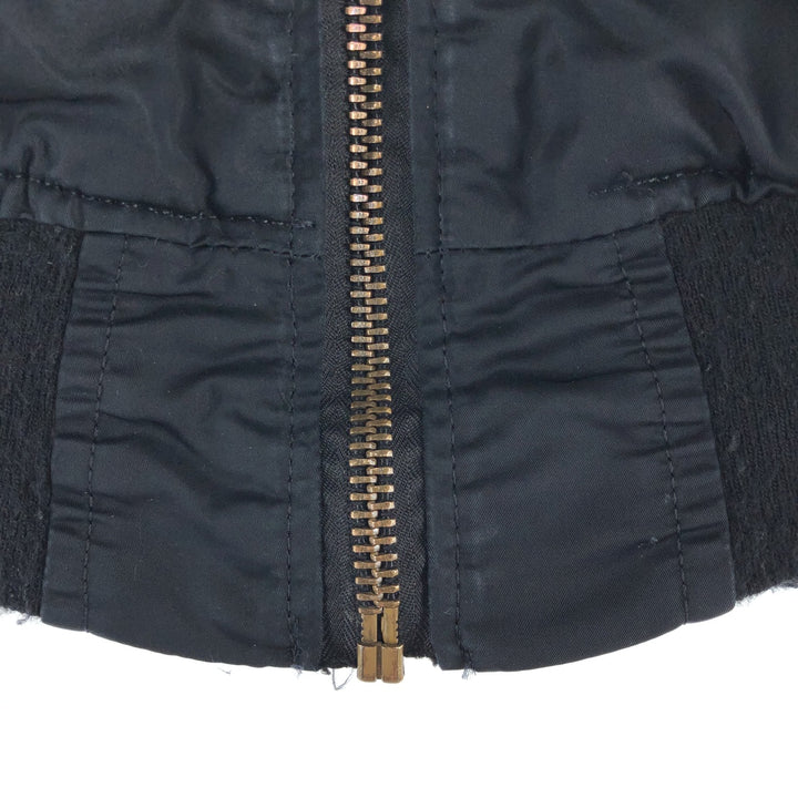 Civilian product Alpha ALPHA MA-1 type padded military flight jacket made in USA equivalent to men's XL /eaa514496