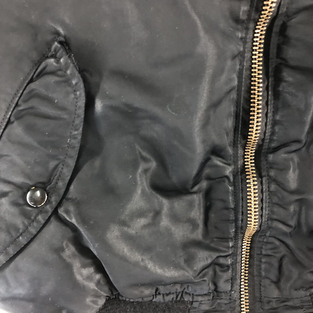 Civilian product Alpha ALPHA MA-1 type padded military flight jacket made in USA equivalent to men's XL /eaa514496