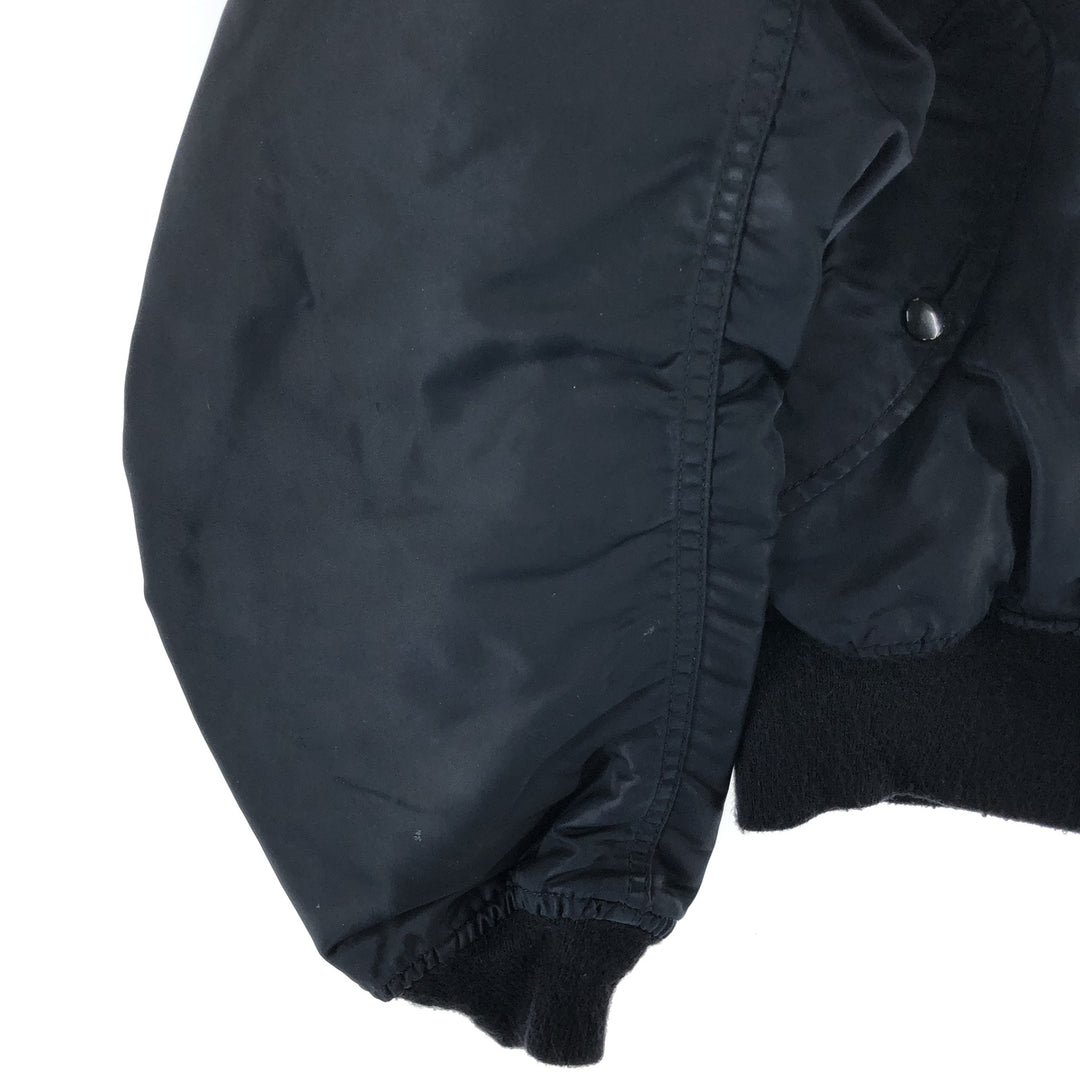 Civilian product Alpha ALPHA MA-1 type padded military flight jacket made in USA equivalent to men's XL /eaa514496