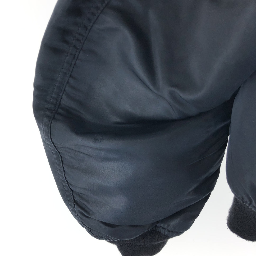 Civilian product Alpha ALPHA MA-1 type padded military flight jacket made in USA equivalent to men's XL /eaa514496