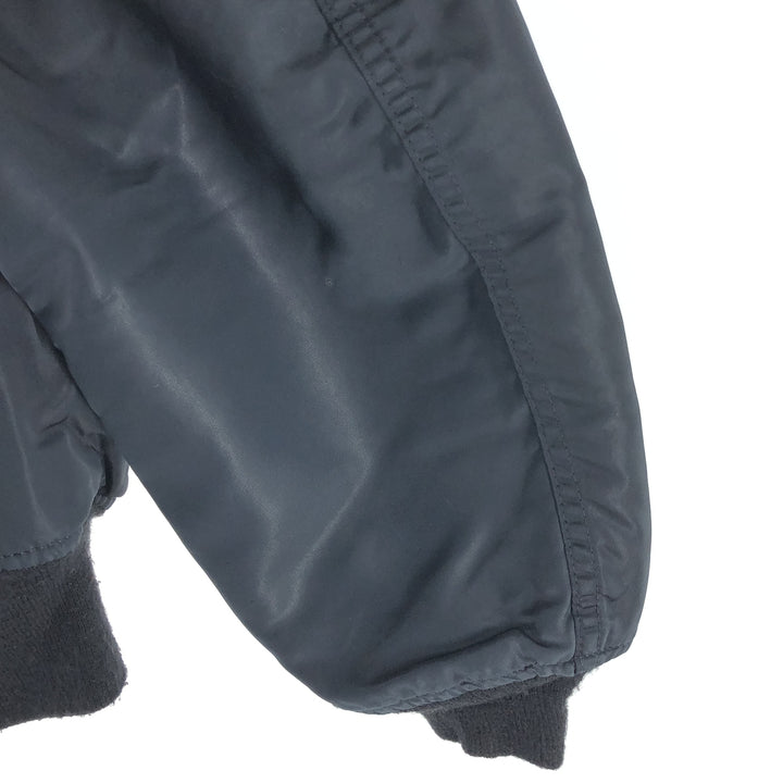 Civilian product Alpha ALPHA MA-1 type padded military flight jacket made in USA equivalent to men's XL /eaa514496