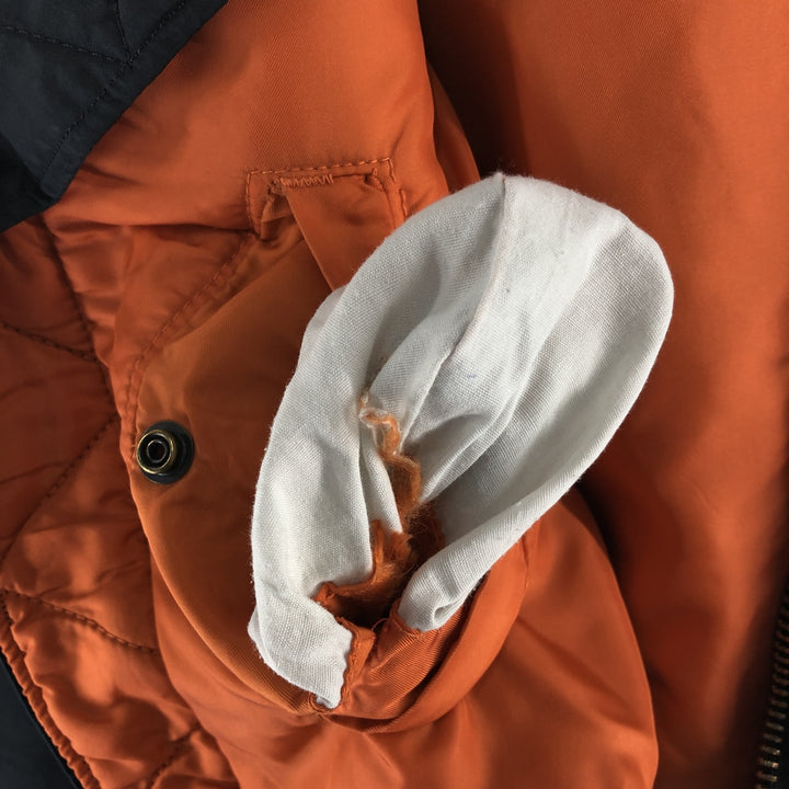 Civilian product Alpha ALPHA MA-1 type padded military flight jacket made in USA equivalent to men's XL /eaa514496