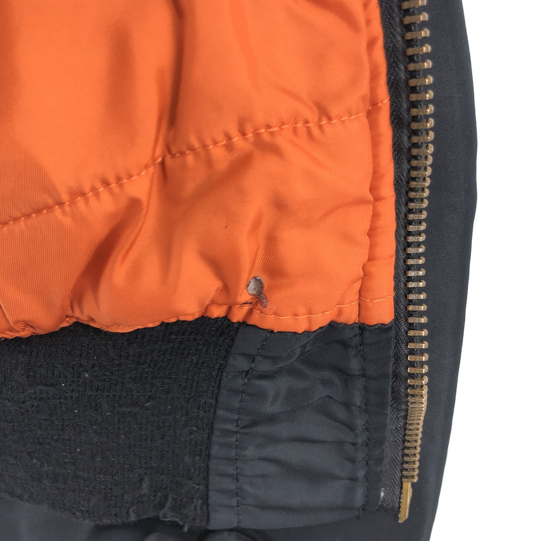 Civilian product Alpha ALPHA MA-1 type padded military flight jacket made in USA equivalent to men's XL /eaa514496