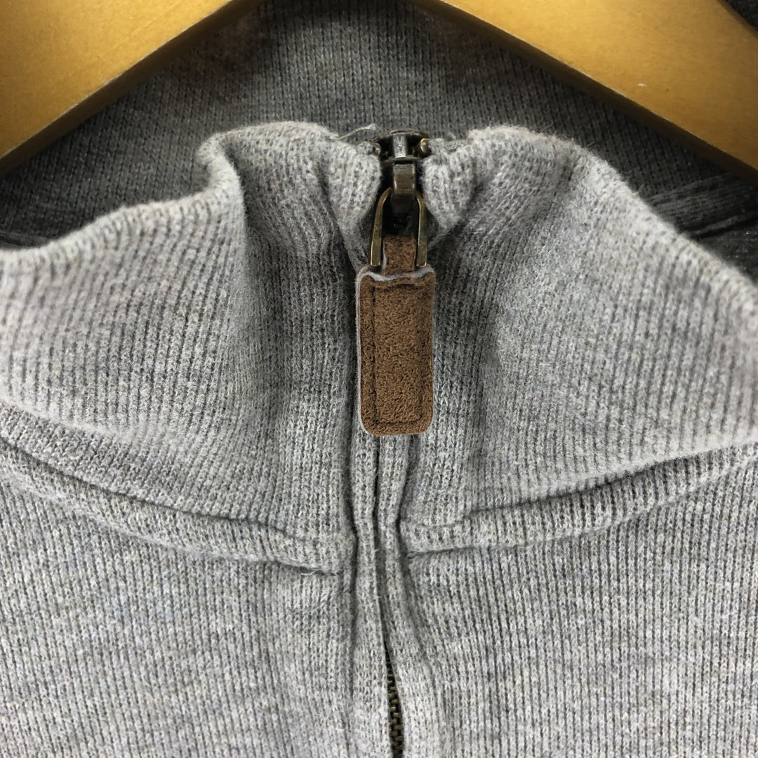 Ralph Lauren POLO RALPH LAUREN Half-Zip Sweatshirt, Men's XL cotton gray type Vintage Second Hand