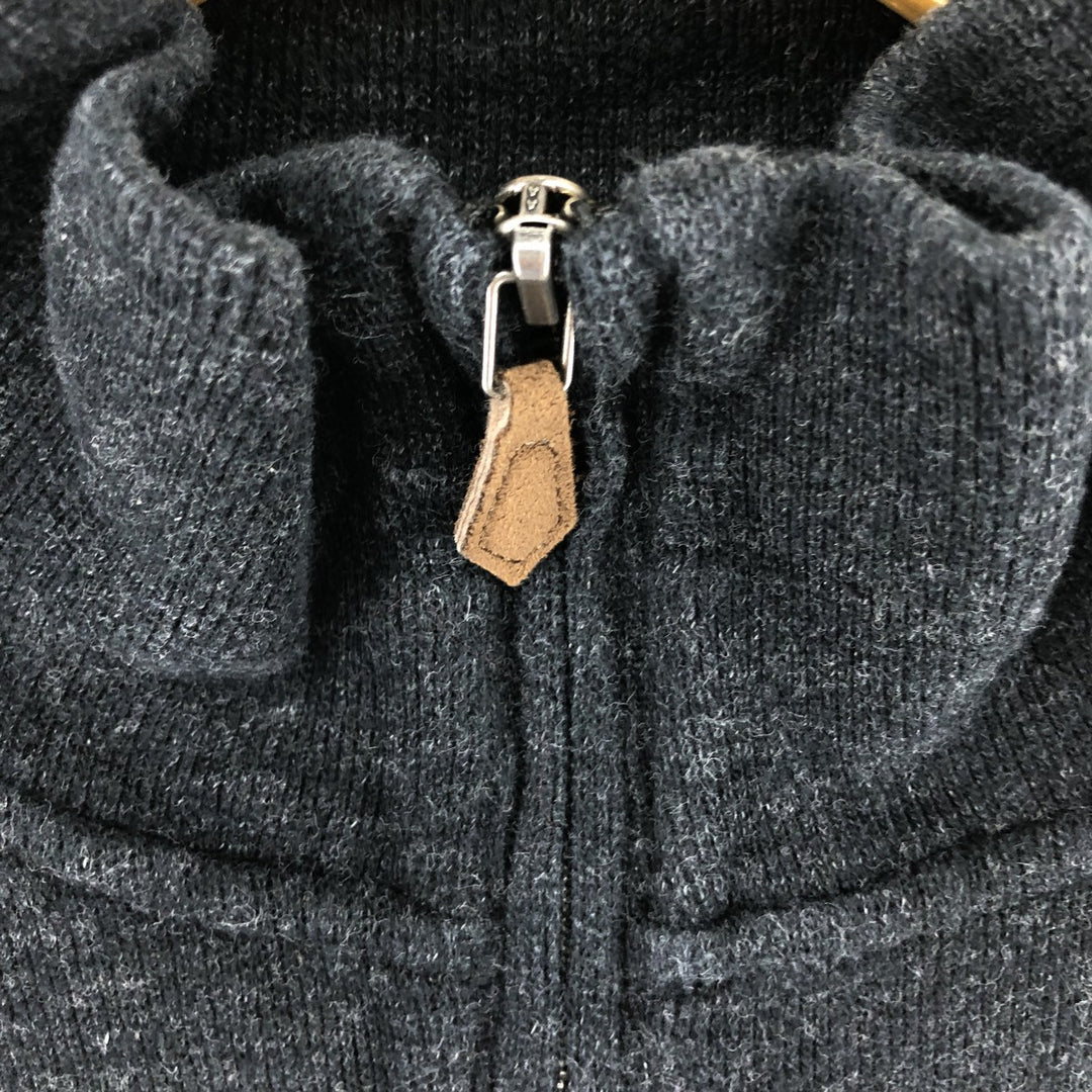 Ralph Lauren POLO RALPH LAUREN Half-Zip Sweatshirt, Men's XL cotton black type Vintage Second Hand