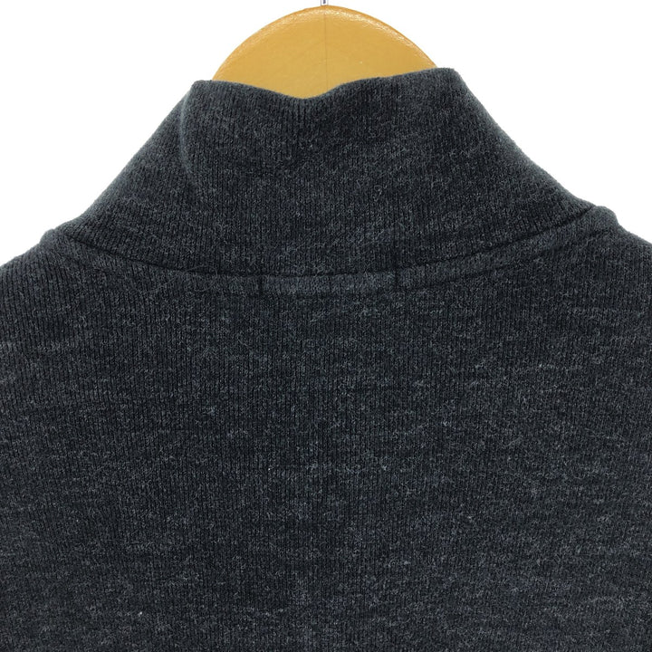 Ralph Lauren POLO RALPH LAUREN Half-Zip Sweatshirt, Men's XL cotton black type Vintage Second Hand