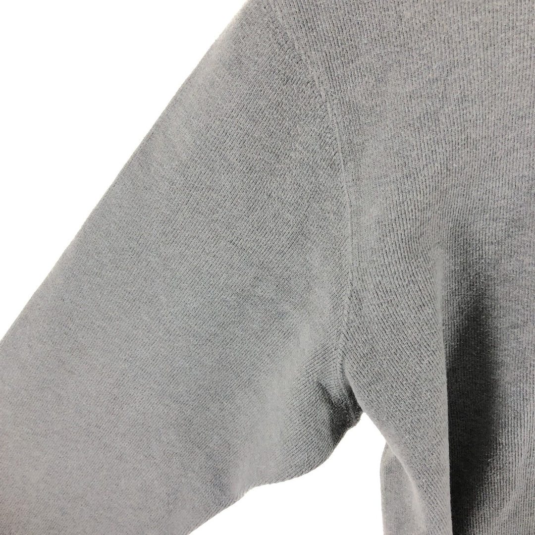 Ralph Lauren POLO by Ralph Lauren Half-Zip Sweatshirt, Men's XL cotton gray type Vintage Second Hand