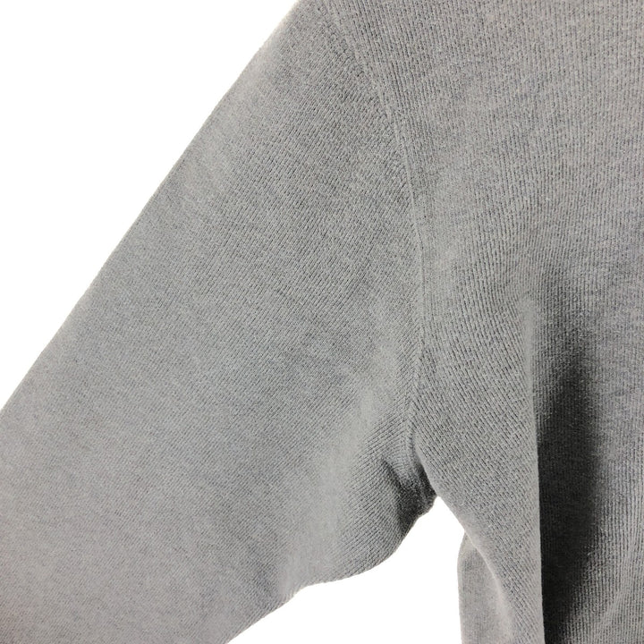 Ralph Lauren POLO by Ralph Lauren Half-Zip Sweatshirt, Men's XL cotton gray type Vintage Second Hand