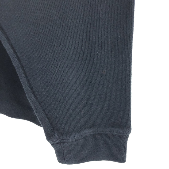 Ralph Lauren POLO RALPH LAUREN Half-zip sweatshirt, men's M size cotton black type Vintage Second Hand