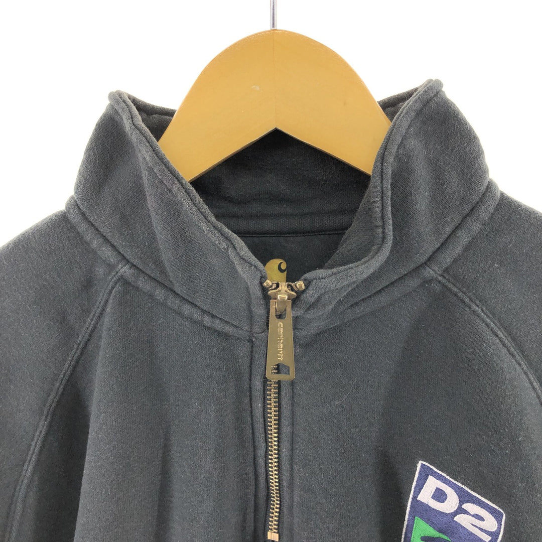 Carhartt Relaxed Fit Half-Zip Sweatshirt, Men's XXL cotton black type Vintage Second Hand